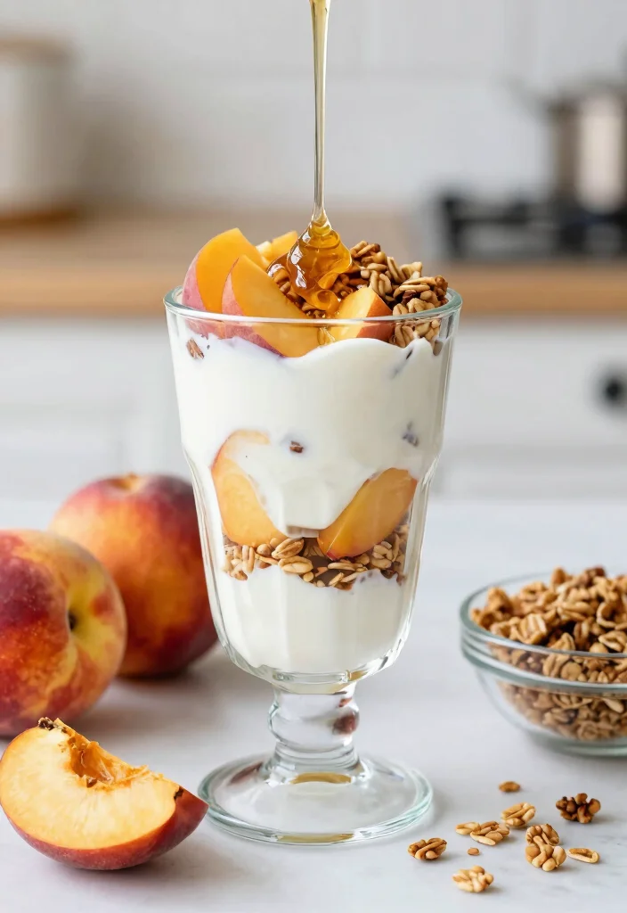 10 Healthy Nectarine Recipes for Fresh Seasonal Eating - 8. Nutritious Nectarine and Yogurt Parfait 1