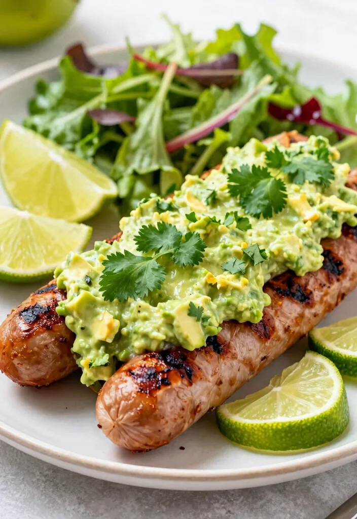 10 Keto Brat Recipes for Savory Low Carb Meals - 6. Cilantro Lime Avocado Bratwurst 1