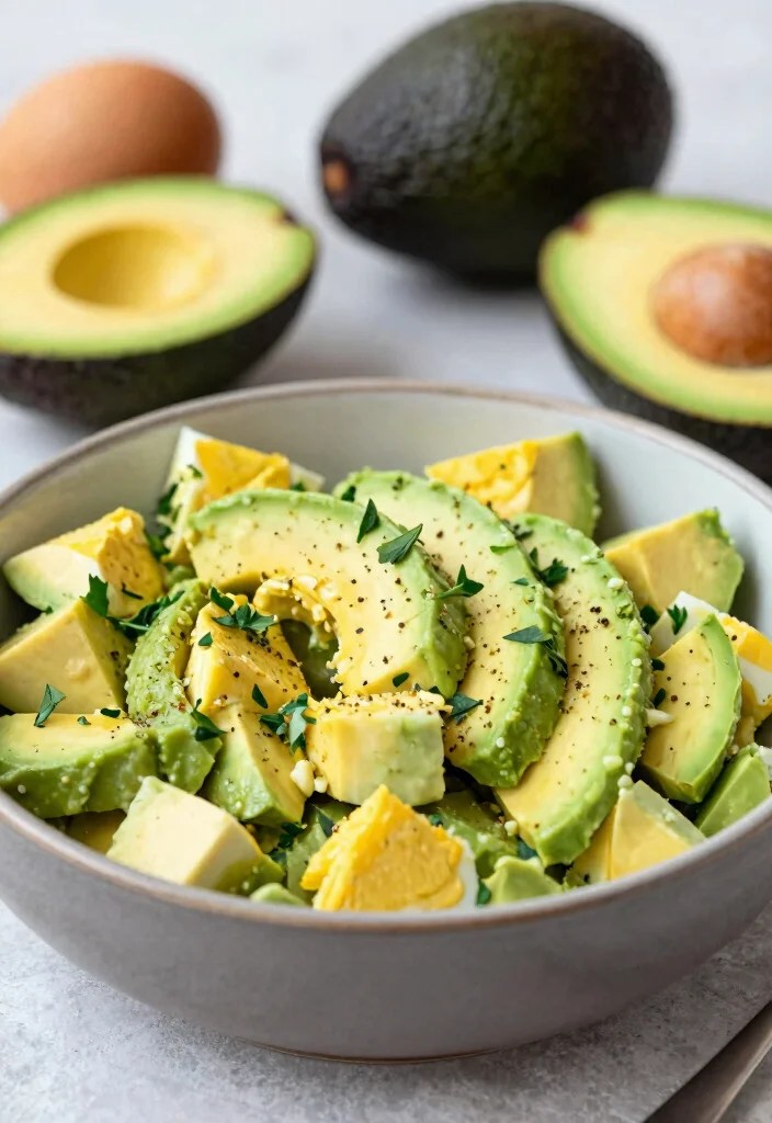 10 Keto Focus Recipes for Clean Mental Fuel - 1. Creamy Avocado and Egg Salad 1