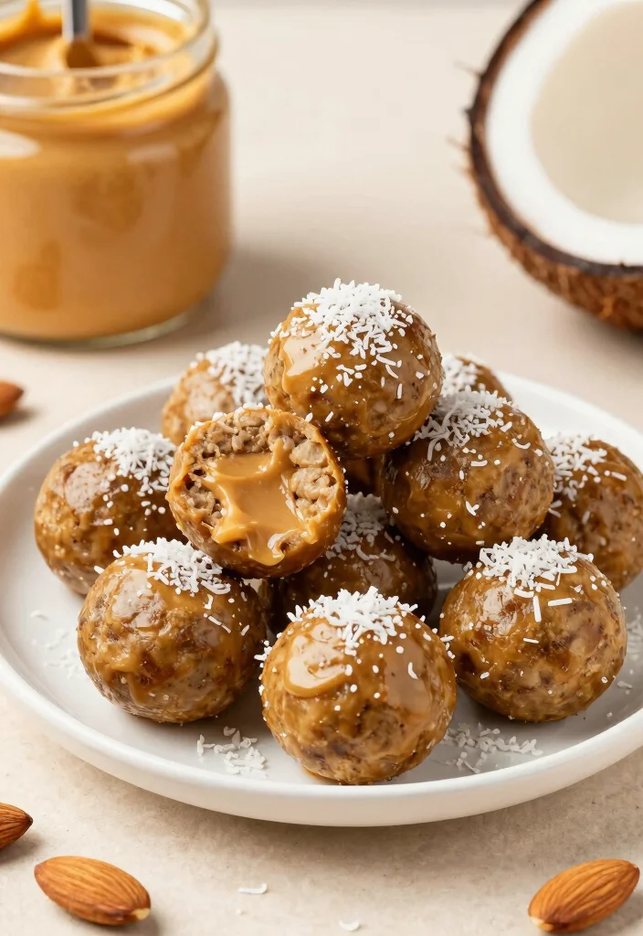 10 Keto Focus Recipes for Clean Mental Fuel - 10. Almond Butter Protein Balls 1