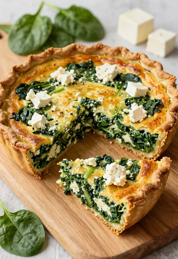 10 Keto Focus Recipes for Clean Mental Fuel - 2. Spinach and Feta Quiche 1