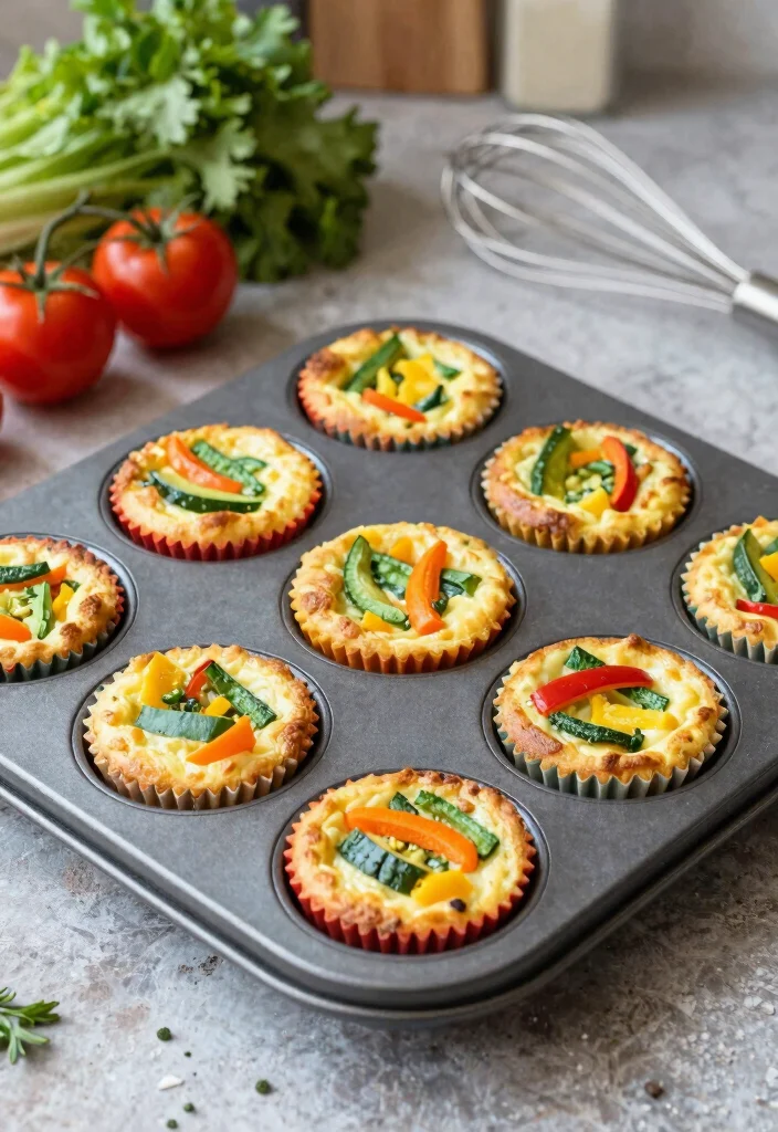 10 Keto Focus Recipes for Clean Mental Fuel - 8. Egg Muffins with Veggies 1