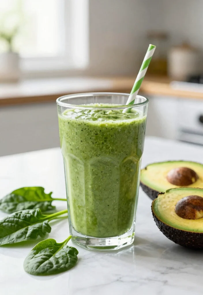 10 Keto Green Recipes for Fresh Low Carb Eating - 1. Spinach Avocado Smoothie 1