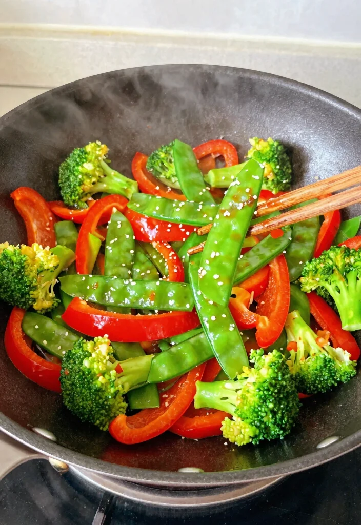 10 Vegan Wok Recipes for Quick High Heat Cooking - 1. Colorful Vegetable Stir-Fry 1