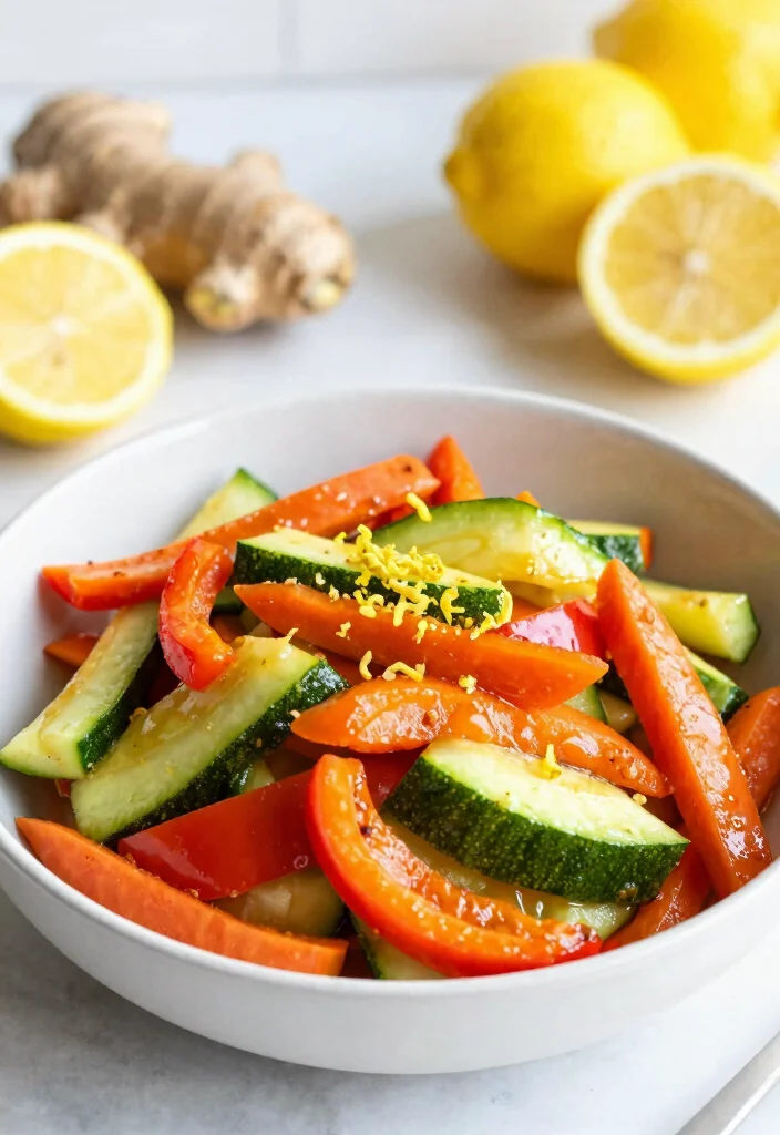 10 Vegan Wok Recipes for Quick High Heat Cooking - 5. Lemon Ginger Stir-Fry 1