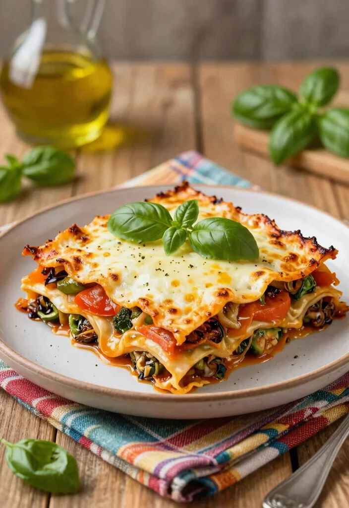 12 Fall Crockpot Dinner Recipes for Cozy Nights - 11. Vegetable Lasagna 1