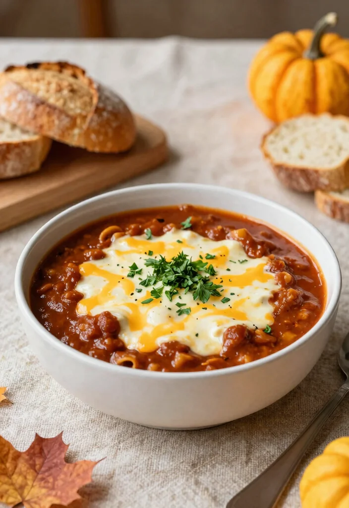 12 Fall Crockpot Dinner Recipes for Cozy Nights - 6. Vegetarian Chili Mac 1