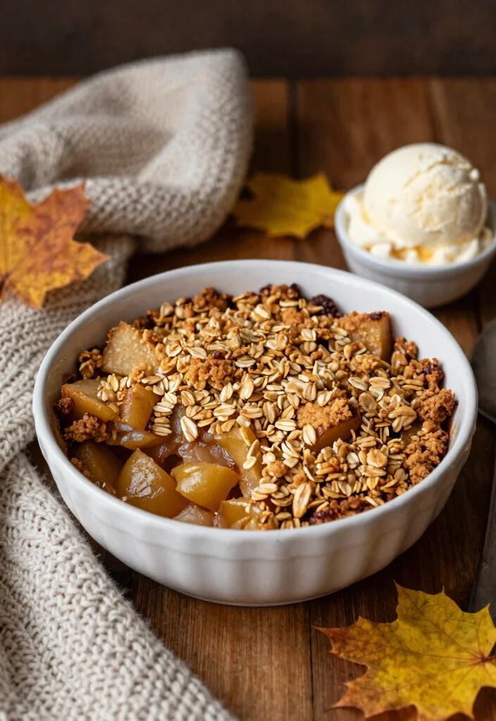 12 Fall Crockpot Dinner Recipes for Cozy Nights - 7. Spiced Apple and Pear Crisp 1