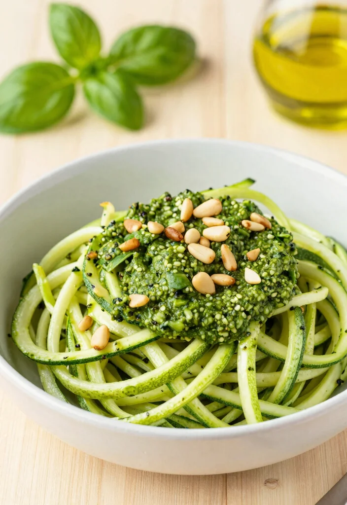 12 Keto Low Cholesterol Recipes for Heart Smart Meals 56 12 Keto Low Cholesterol Recipes for Heart Smart Meals - 6. Zucchini Noodles with Pesto 1
