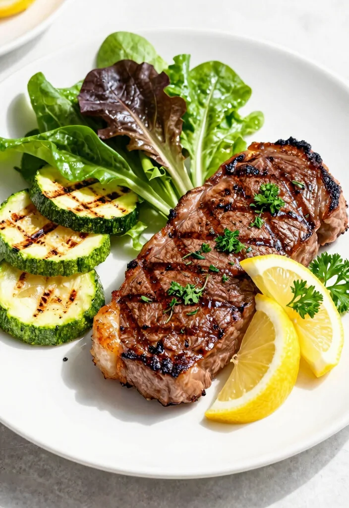 12 Keto Steak Recipes for Hearty Low Carb Dinners 100 12 Keto Steak Recipes for Hearty Low Carb Dinners - 10. Lemon Herb Grilled Steak 1