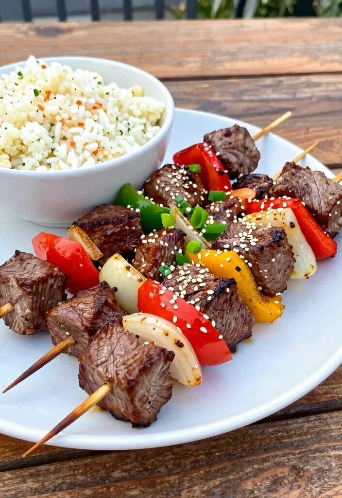 12 Keto Steak Recipes for Hearty Low Carb Dinners 45 12 Keto Steak Recipes for Hearty Low Carb Dinners - 5. Teriyaki Steak Skewers 1