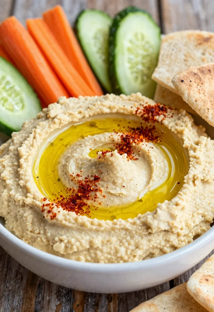 12 Lebanese Vegan Recipes with Bold Aromatic Flavor - 1. Classic Hummus 1