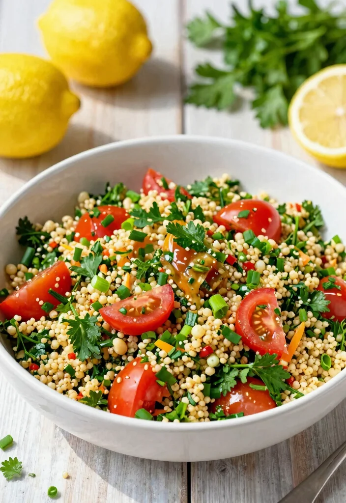 12 Vegan Pearl Couscous Recipes for Light Mediterranean Meals 5. Pearl Couscous Tabbouleh 0
